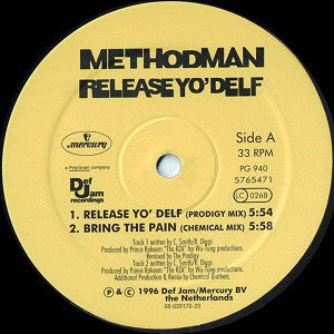 Release Yo' Delf - Method Man | LP