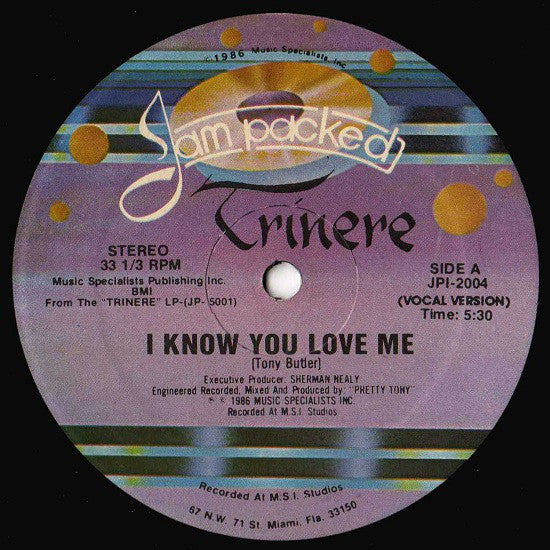 I Know You Love Me - Trinere | LP