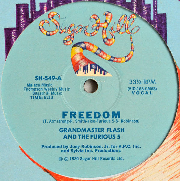 Freedom - Grandmaster Flash & The Furious Five | Vinyl Record