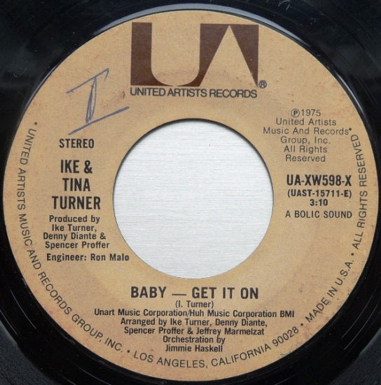 Baby - Get It On - Ike & Tina Turner | LP