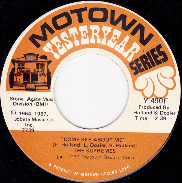 Come See About Me / Love Is Like An Itching In My Heart - The Supremes | LP