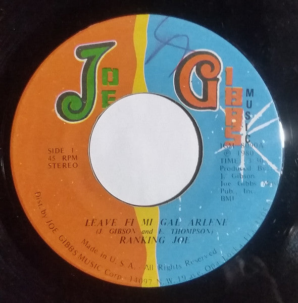 Leave Fi Mi Gal Arleen - Ranking Joe | LP