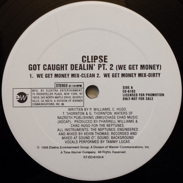 Got Caught Dealin’ Pt. 2 (We Get Money) - Clipse | Vinyl Record