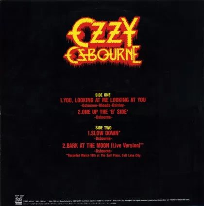 Ozzy Osbourne - Prince Of Darkness | LP (Import/JP)