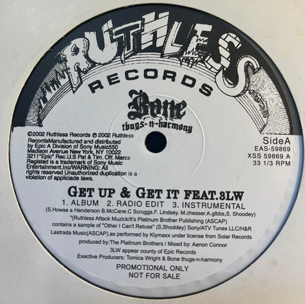 Get Up & Get It / Home (OG) - Bone Thugs-n-Harmony | Vinyl Record