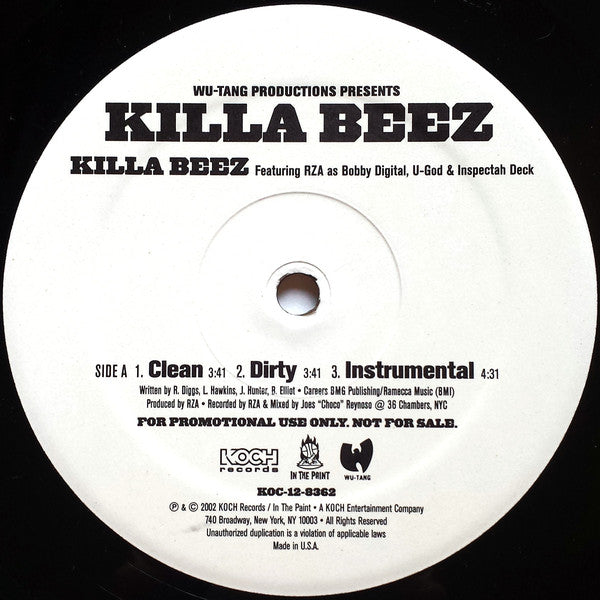 Killa Beez / Doe Rae Wu - Wu-Tang Killa Bees | LP