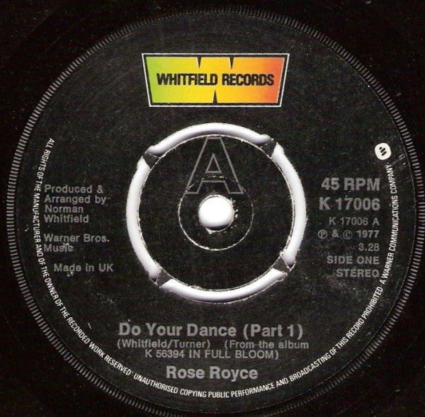 Do Your Dance - Rose Royce | Vinyl Record