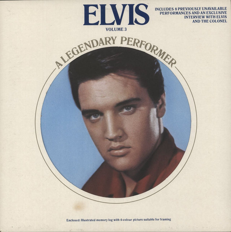 A Legendary Performer - Volume 3 - Elvis Presley | LP