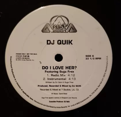 Do I Love Her? - DJ Quik | Vinyl Record
