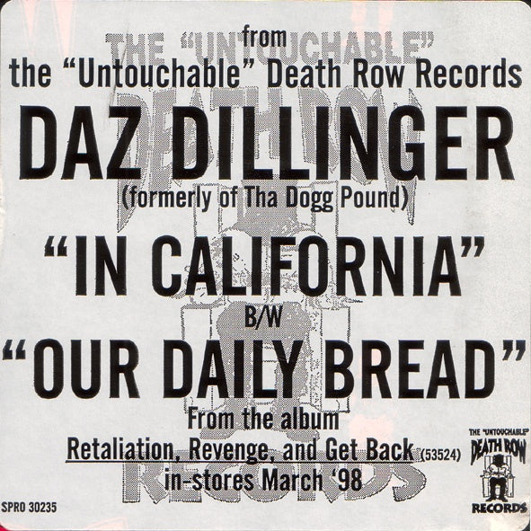 In California - Daz Dillinger | Vinyl Record