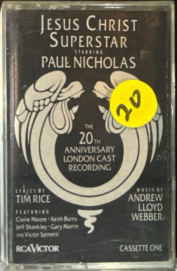 Jesus Christ Superstar - The 20th Anniversary Album - Paul Nicholas; Claire Moore; Keith Burns; Jeff Shankley; Gary Martin; Victor Spinetti | Cassette