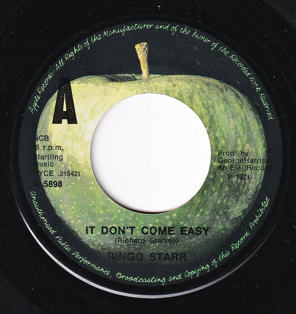 It Don't Come Easy / Early 1970 - Ringo Starr | LP