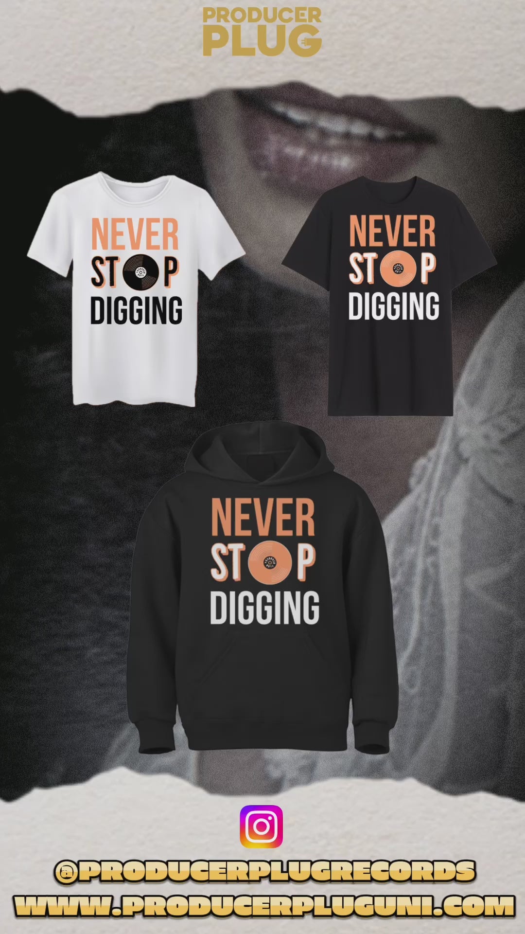 NEVER STOP DIGGING HOODIE COLLECTION