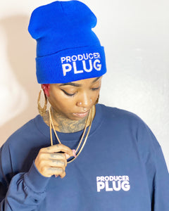 Producer Plug “ BLUE “ SKULLY ( White Text)