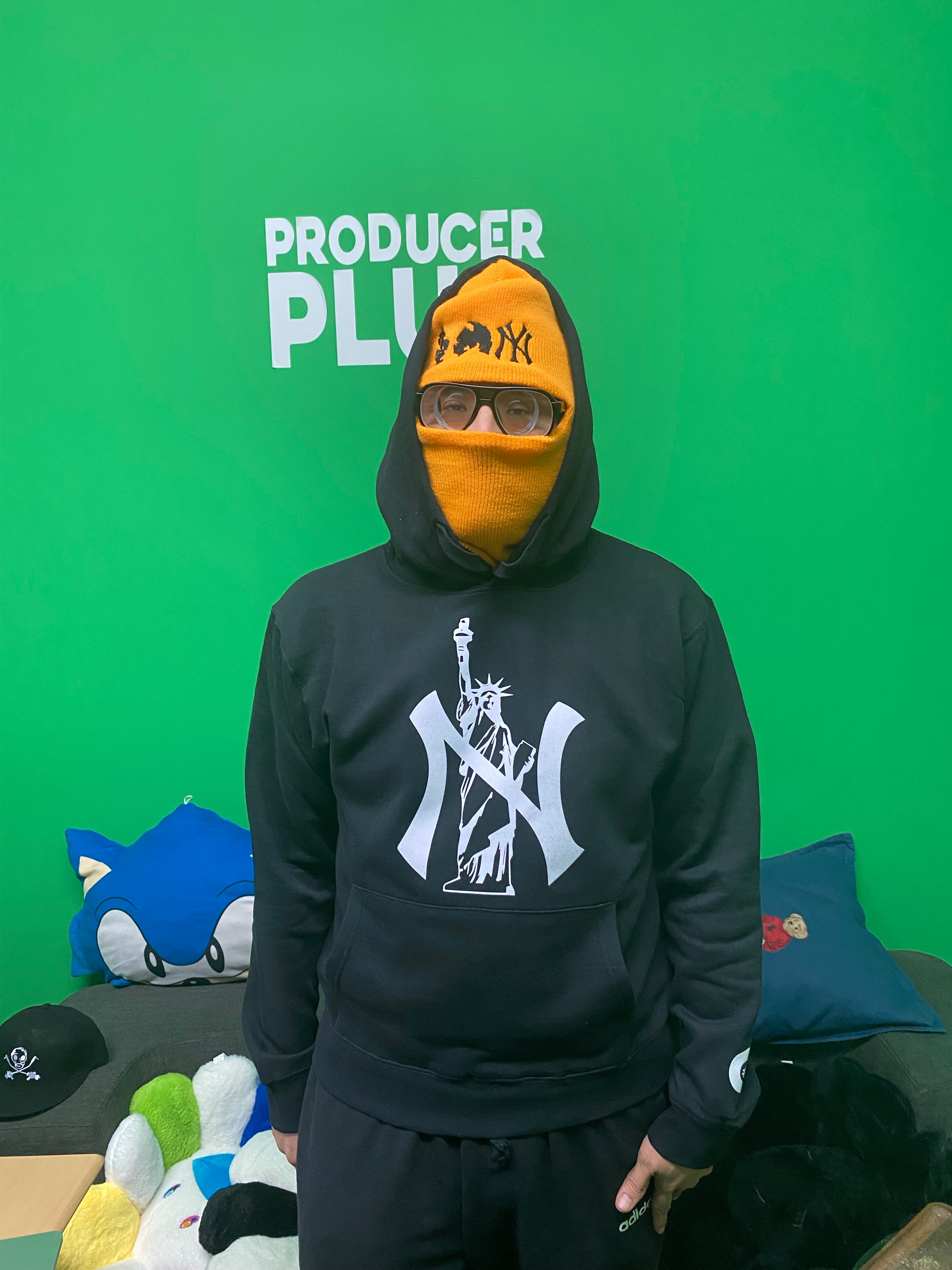 PRODUCER PLUG NEW YORK NY LIBERTY BLACK HOODIE