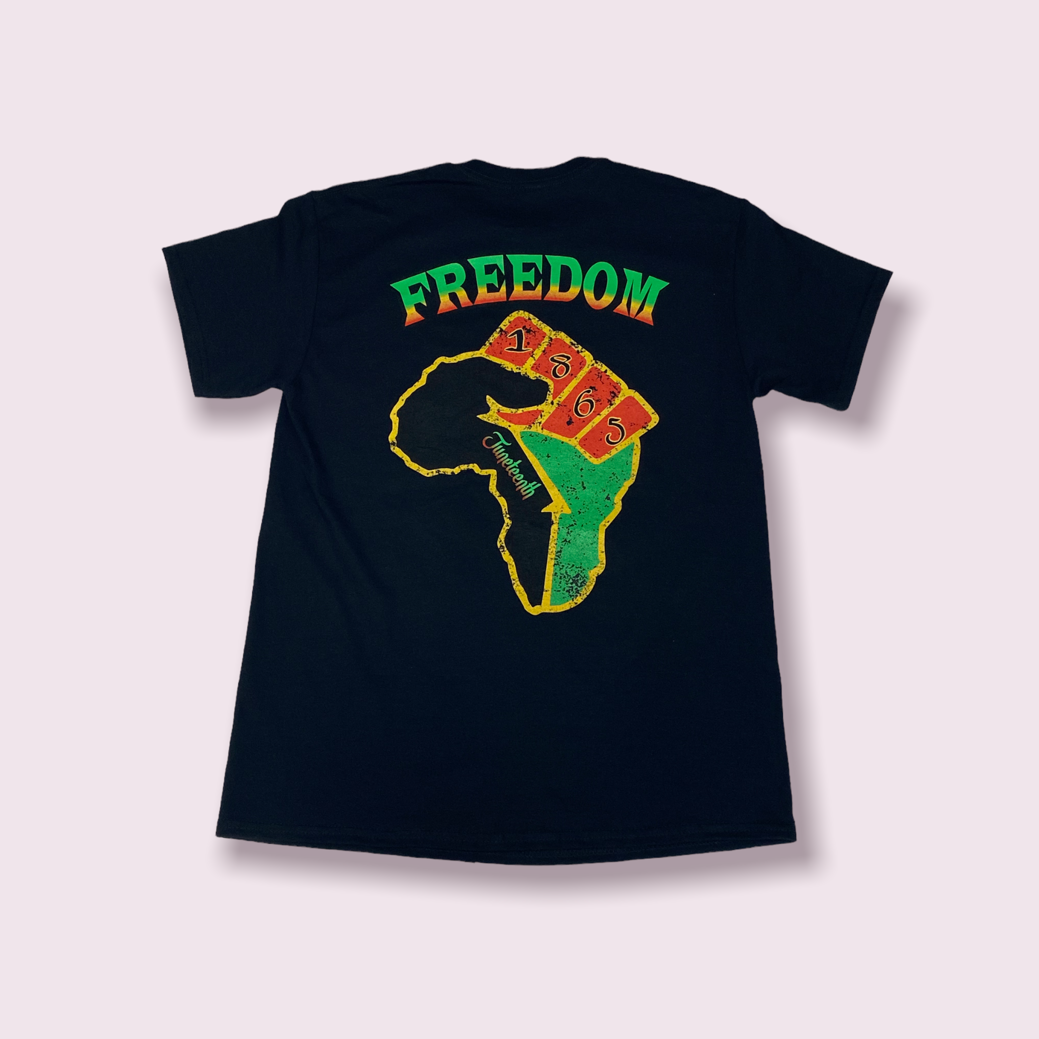 JUNETEENTH FREEDOM BLACK T SHIRT
