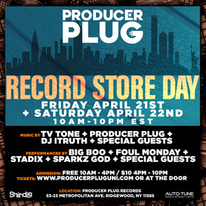 PRODUCERPLUG RECORD STORE DAY 4/21 - 4/22/23