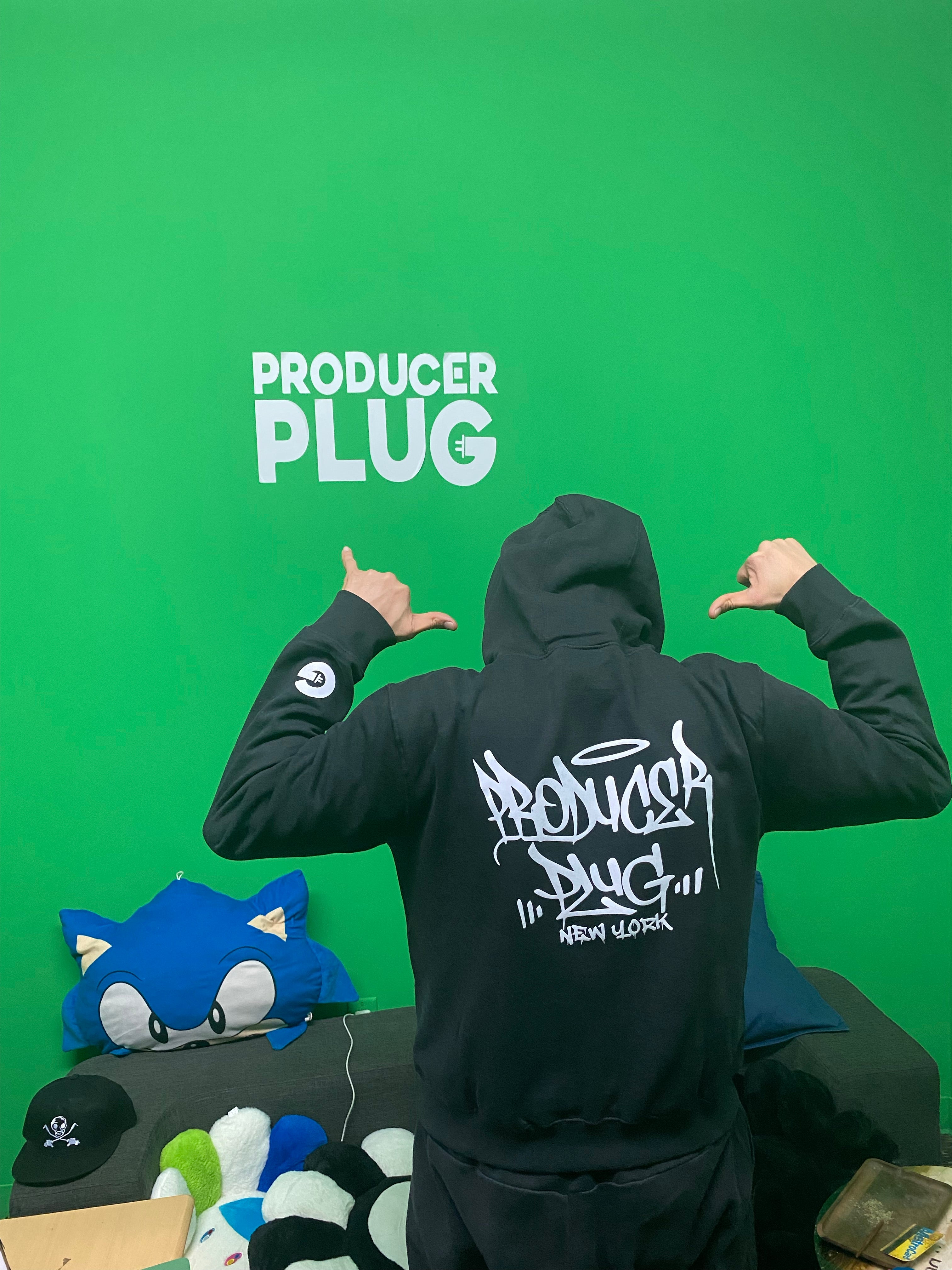 PRODUCER PLUG NEW YORK NY LIBERTY BLACK HOODIE