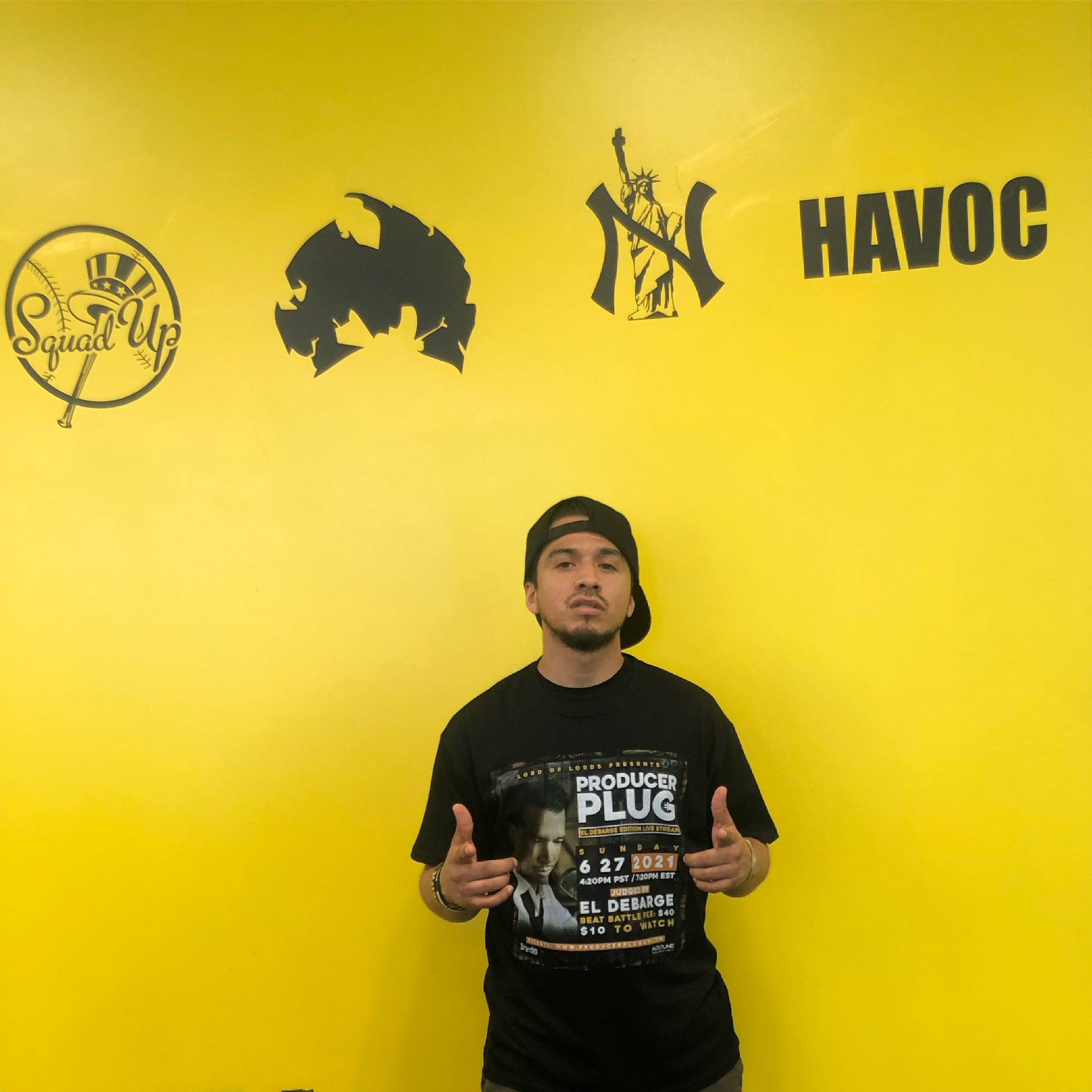 “ELDEBARGE  EDITION” BEAT BATTLE BLACK T SHIRT