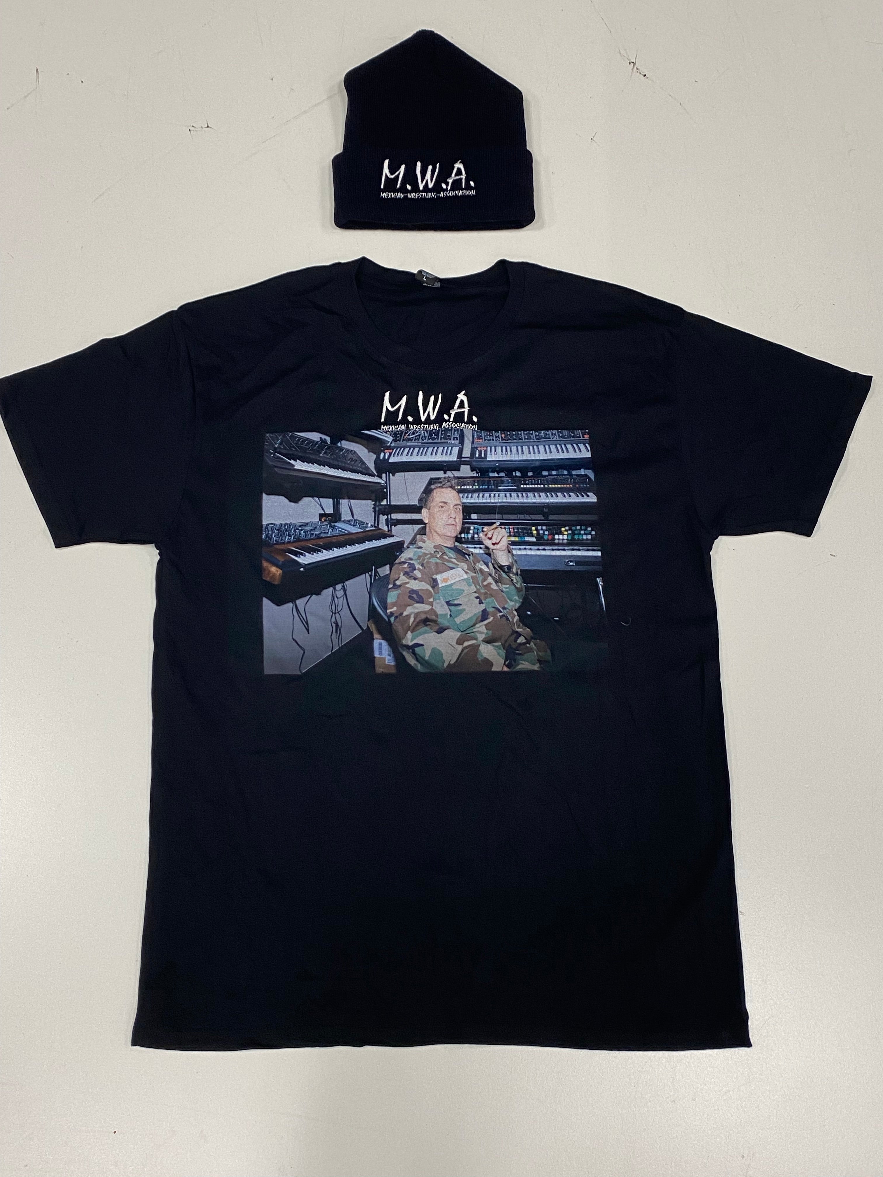 MIKE DEAN “SYNTH GOD” #MWA BLACK T SHIRT