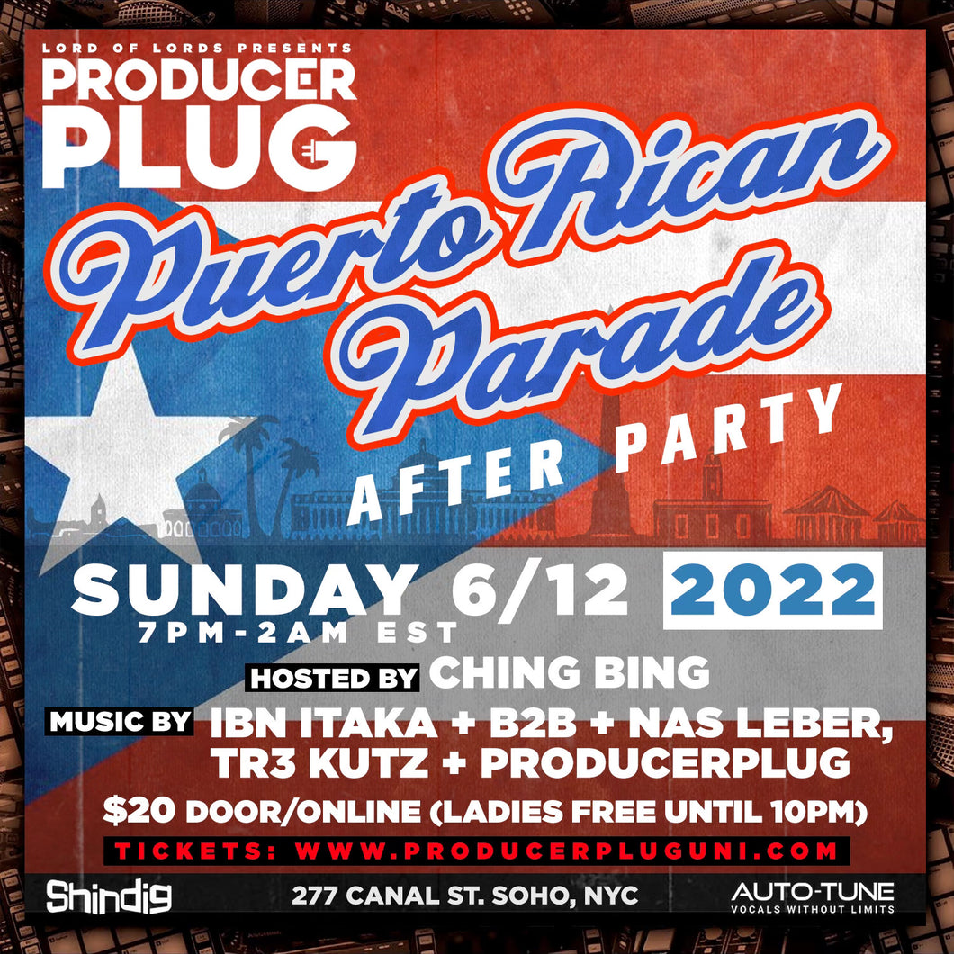 PUERTO RICO PARADE AFTER PARTY JUNE 12th, 2022