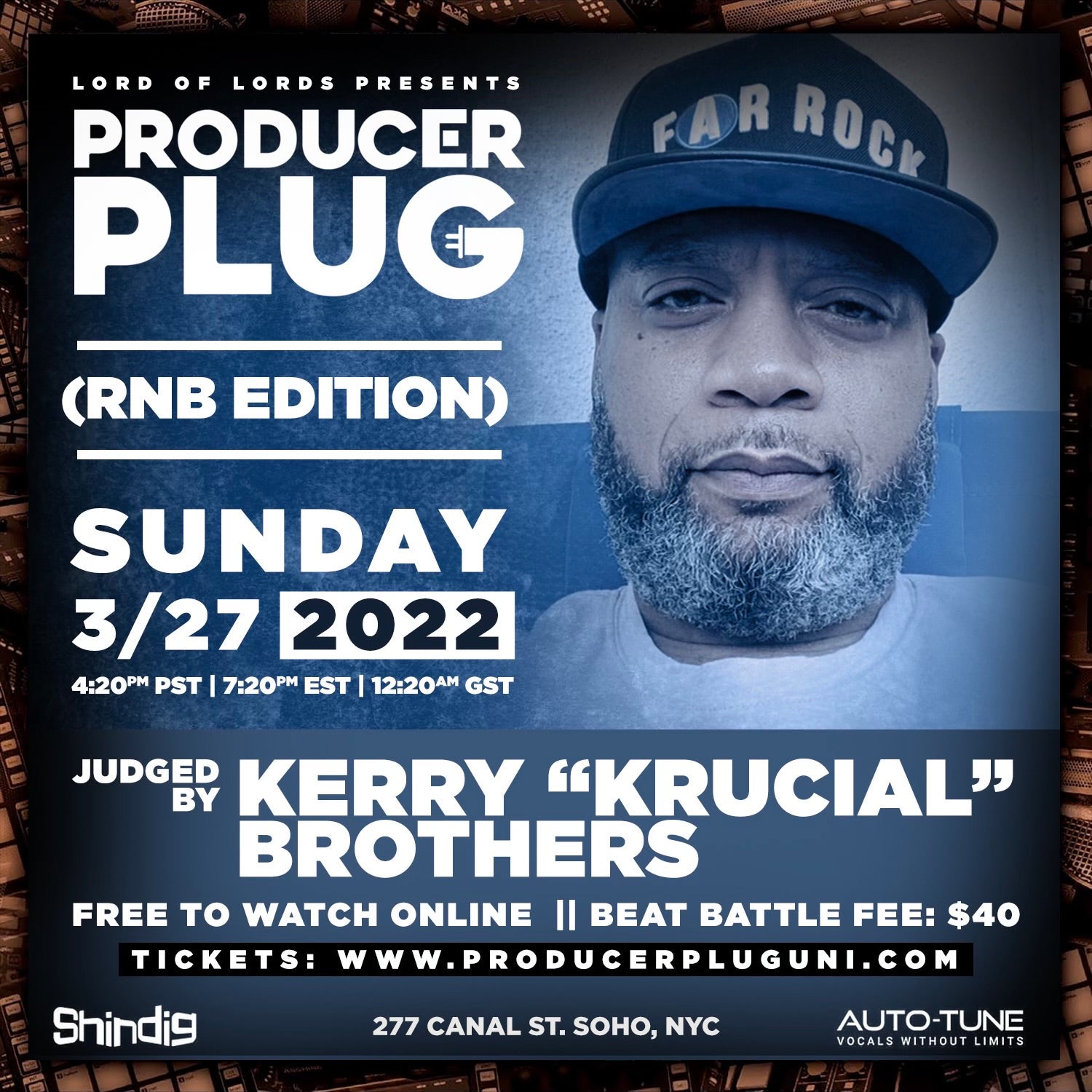 PRODUCER PLUG VIRTUAL BEAT BATTLE W Kerry “Krucial” Brothers
