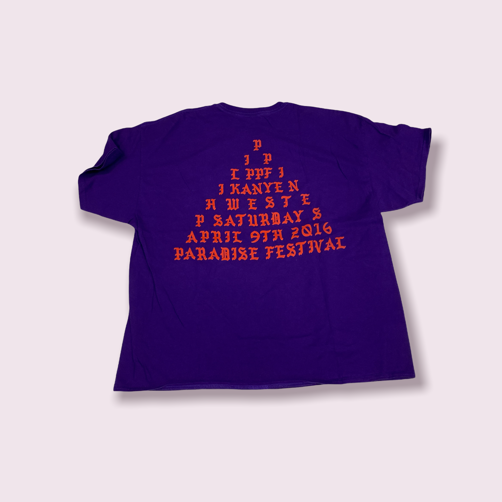 I FEEL LIKE PABLO PHILIPPINES 2016 ROYAL PURPLE 2XL T SHIRT