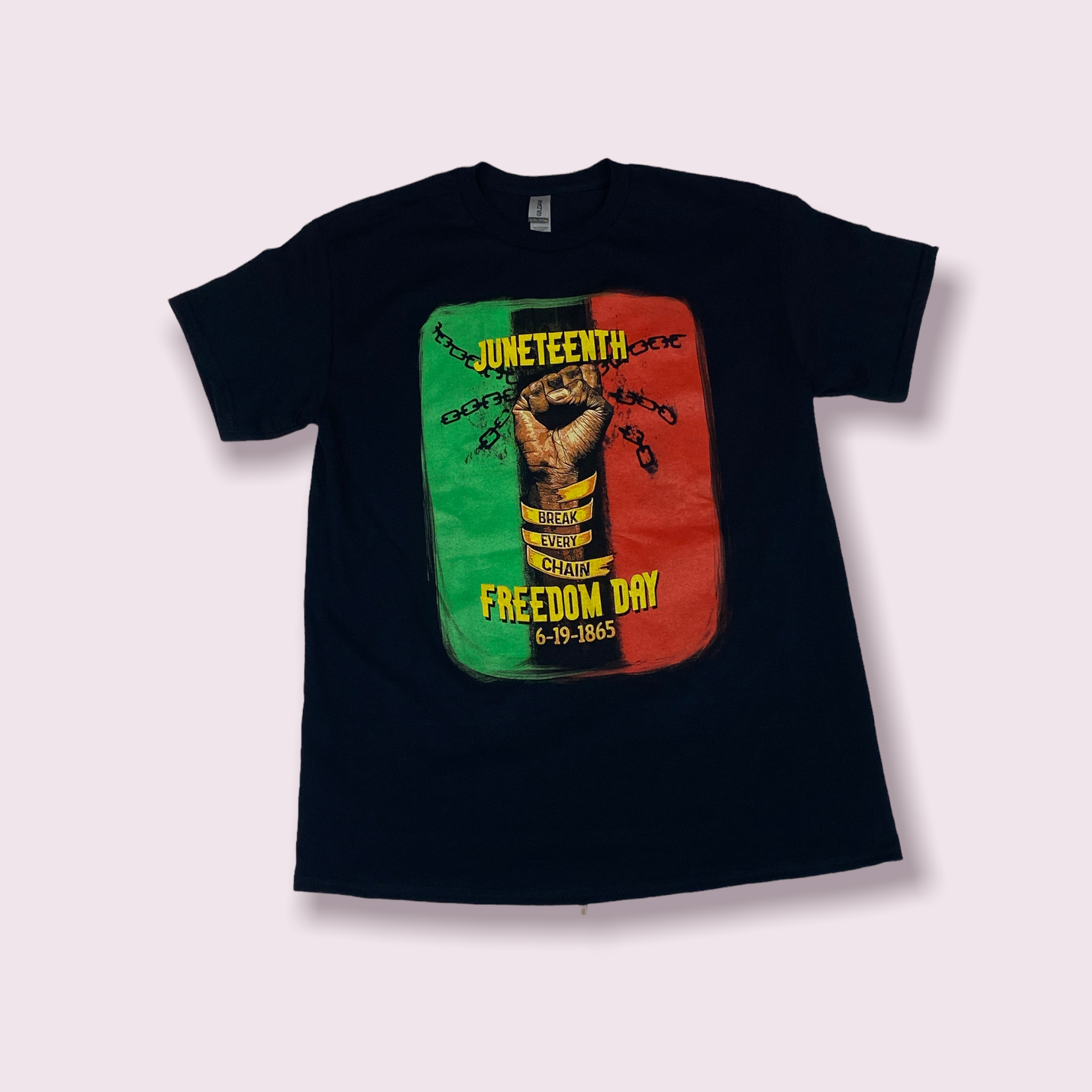 JUNETEENTH FREEDOM BLACK T SHIRT